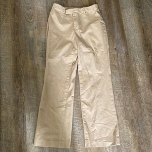 Banana Republic Tan Straight “Harrison” Pants Size 6